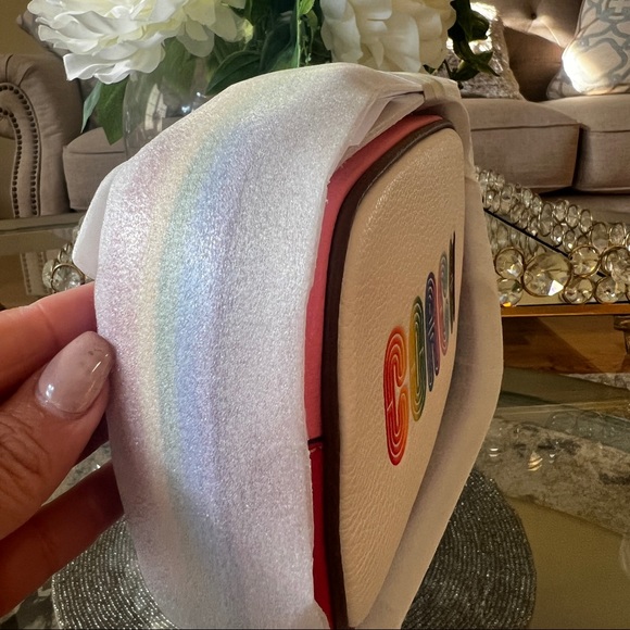 Coach Mini Jamie Camera Bag With Rainbow Coach Crossbody Bag pride - Picture 10 of 12